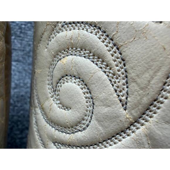 Vintage Leather Western Cowboy Boots Snake Print Men US 8 D USA main image 10